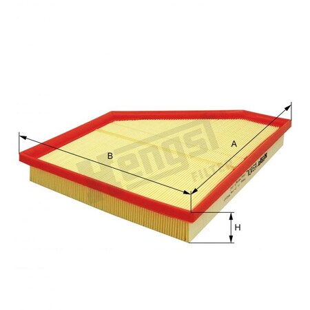 Hengst Air Filter, E910L E910L